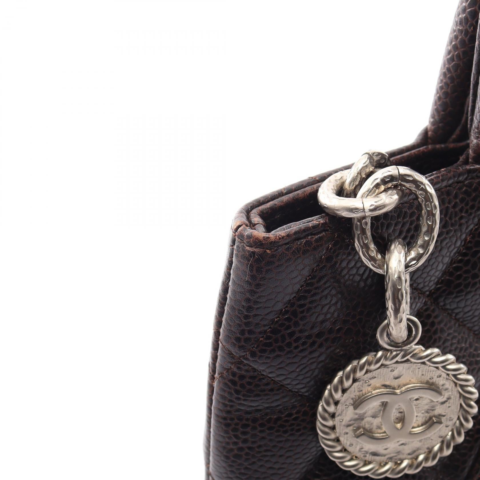 シャネル 復刻トート レザー トートバッグ
