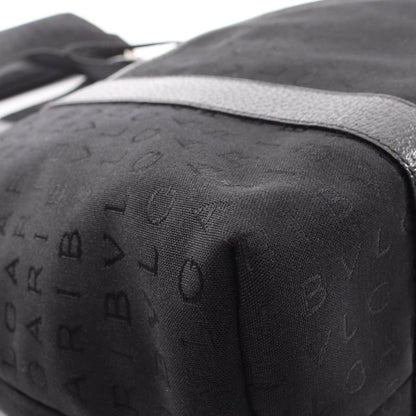 ブルガリ ロゴマニア キャンバス レザー トートバッグ