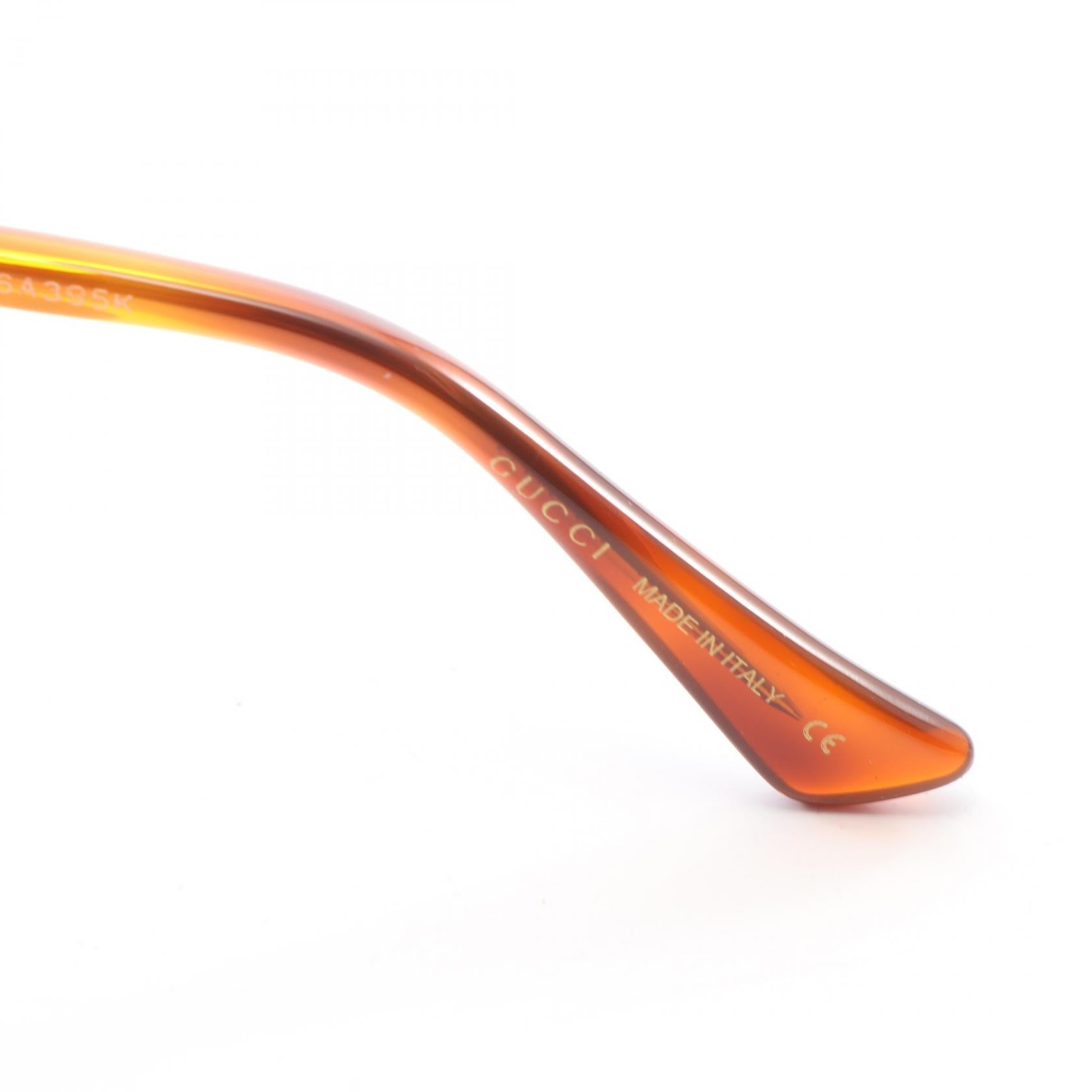 グッチ 度なしメガネ
