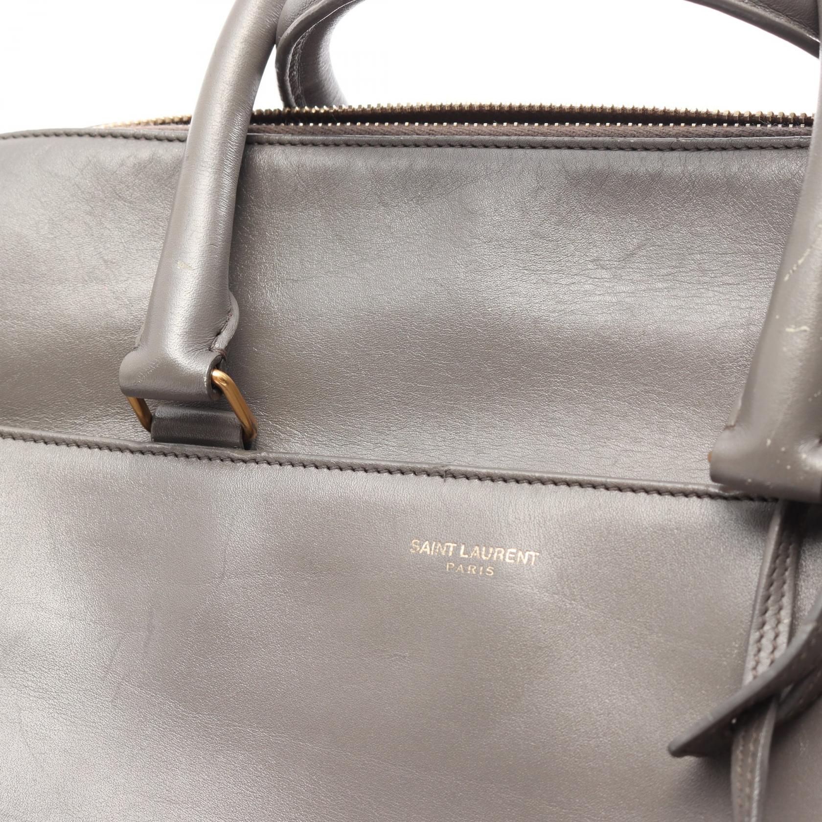 イヴサンローラン クラシックダッフル6 レザー2WAYバッグ