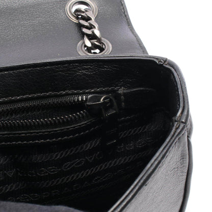 プラダ GLACE CALF レザーショルダーバッグ
