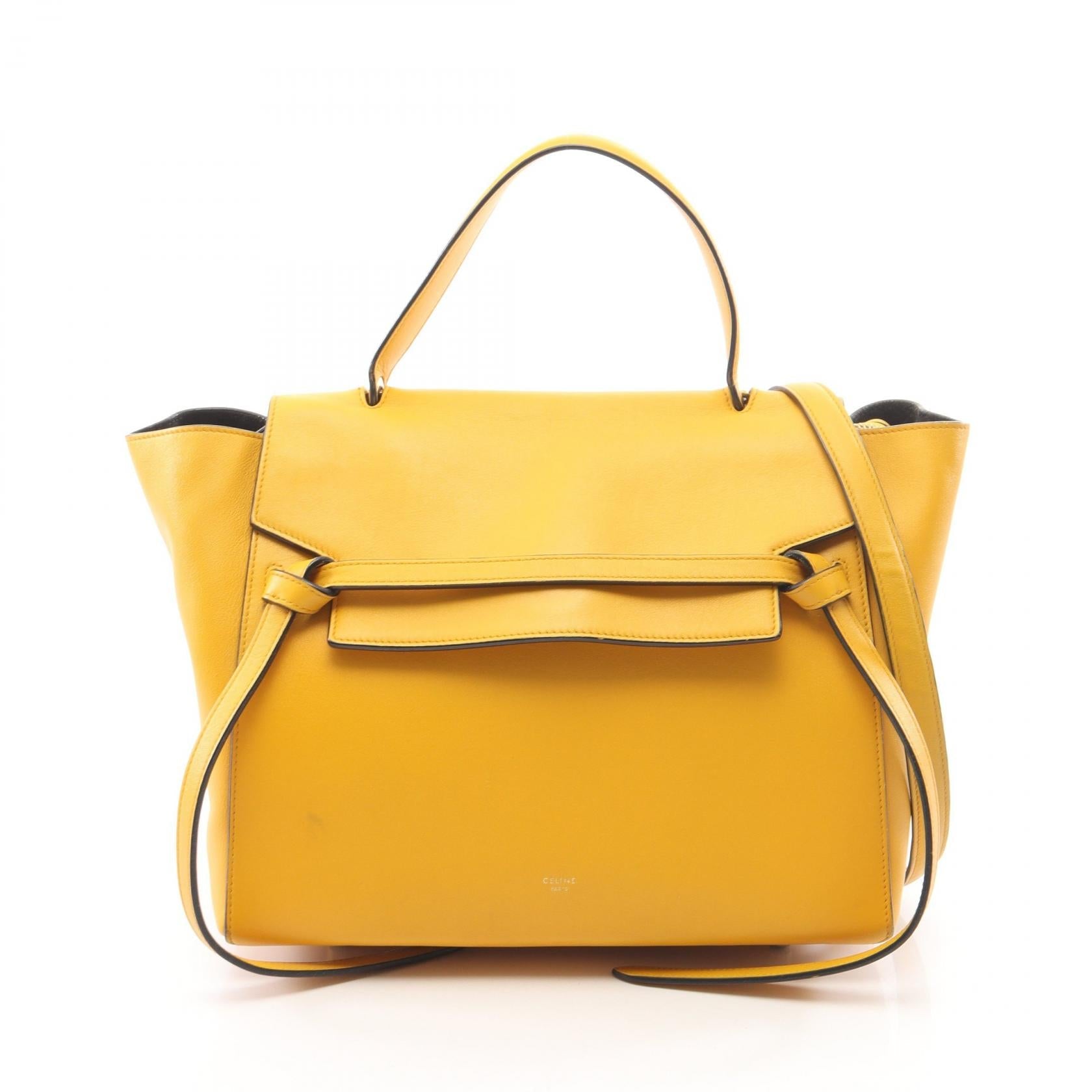 セリーヌ BELT BAG MINI レザーハンドバッグ