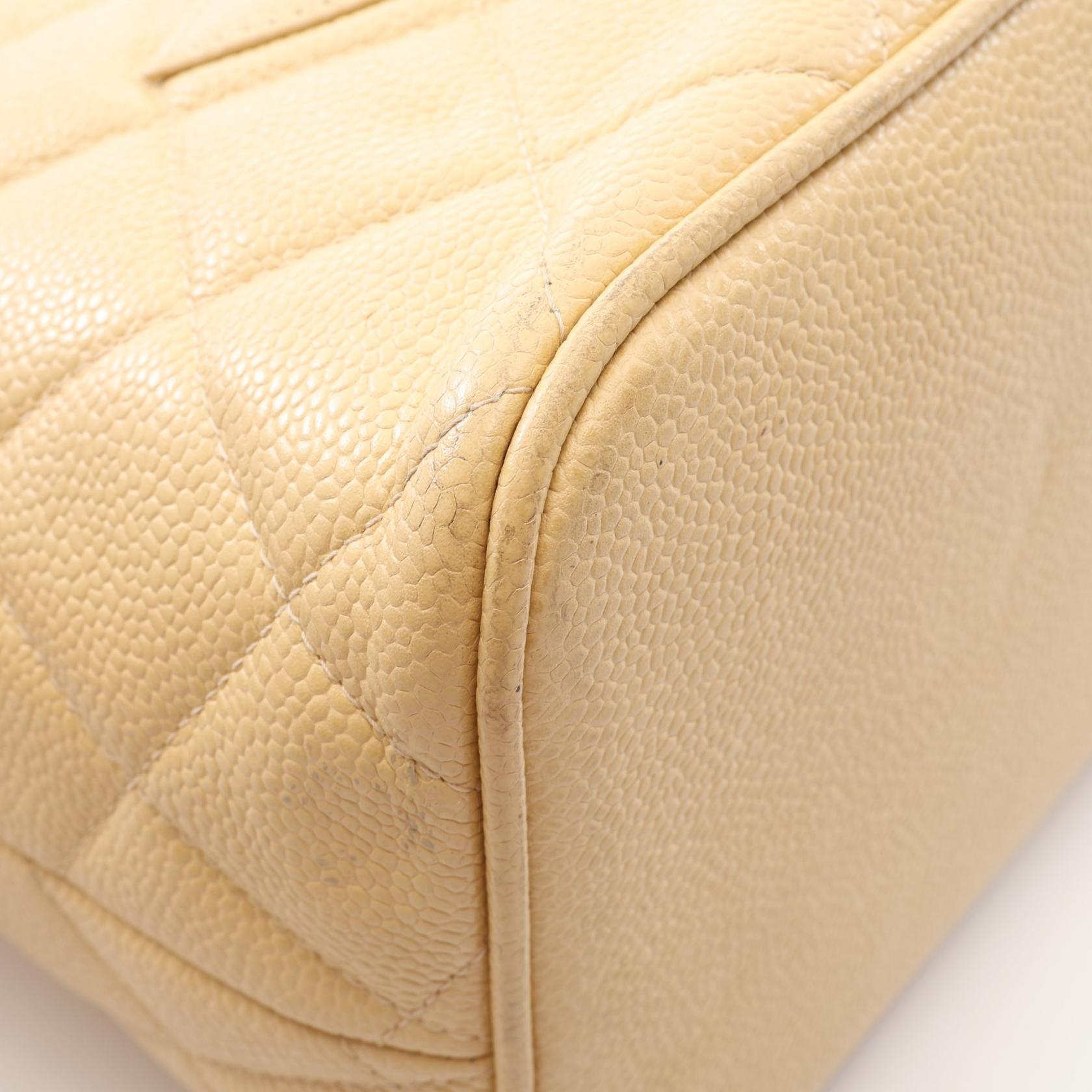 シャネル 復刻トート キャビアスキン トートバッグ