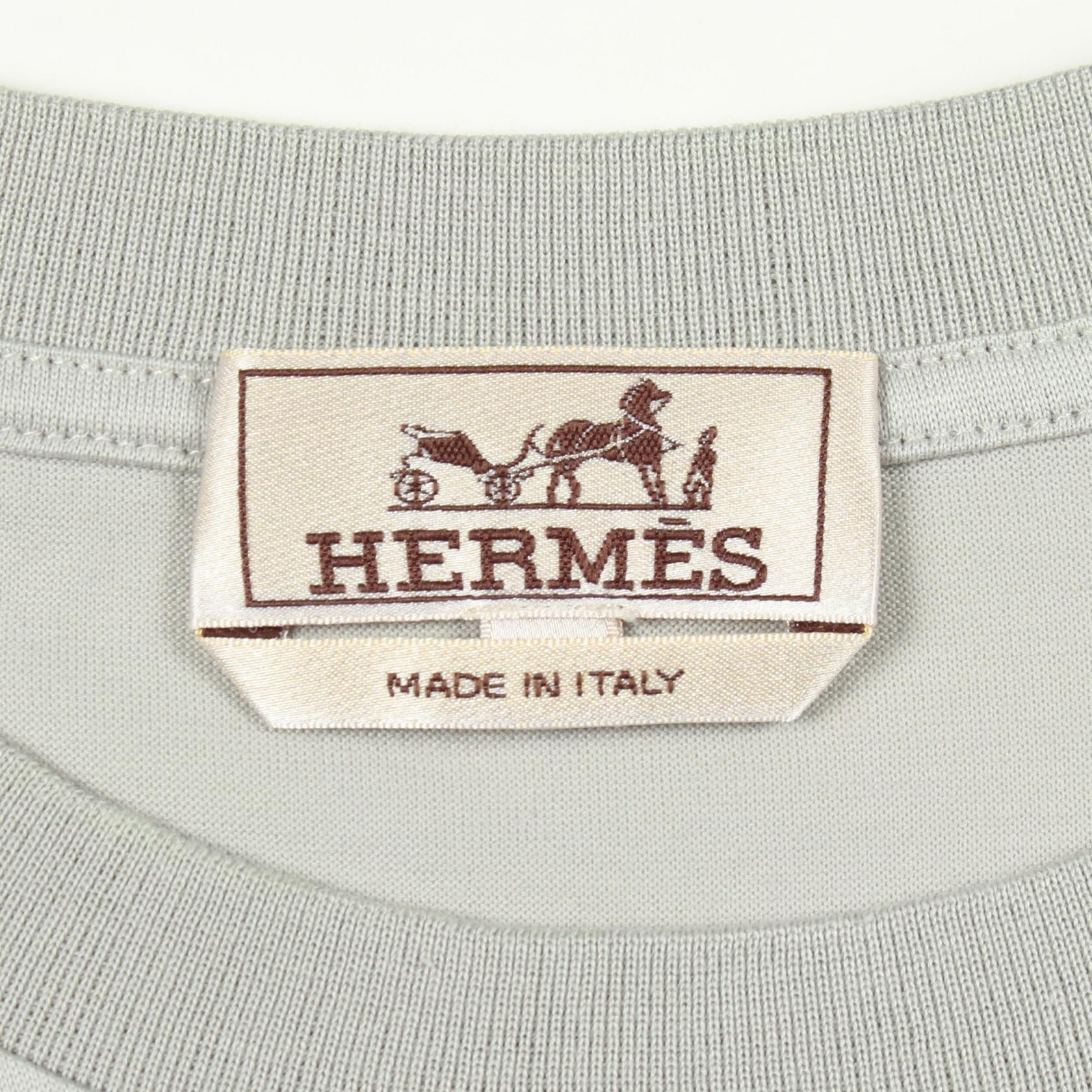 エルメス L'Instruction du Roy コットン半袖Tシャツ