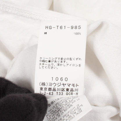 ヨウジヤマモト コットン長袖Tシャツ