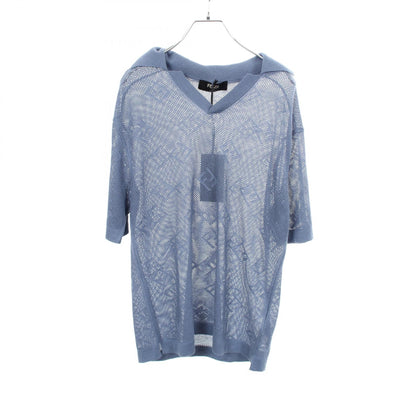 フェンディ FFロゴ シルクカシミヤニットポロシャツ