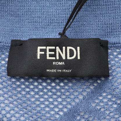 フェンディ FFロゴ シルクカシミヤニットポロシャツ