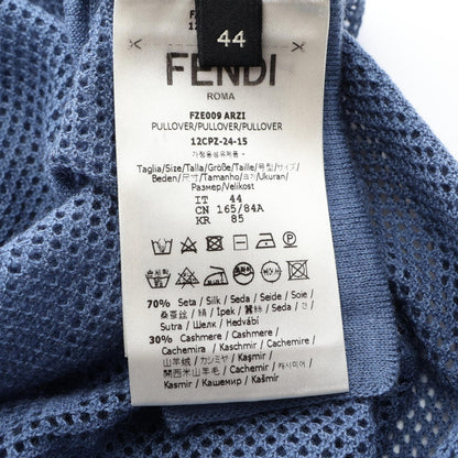 フェンディ FFロゴ シルクカシミヤニットポロシャツ