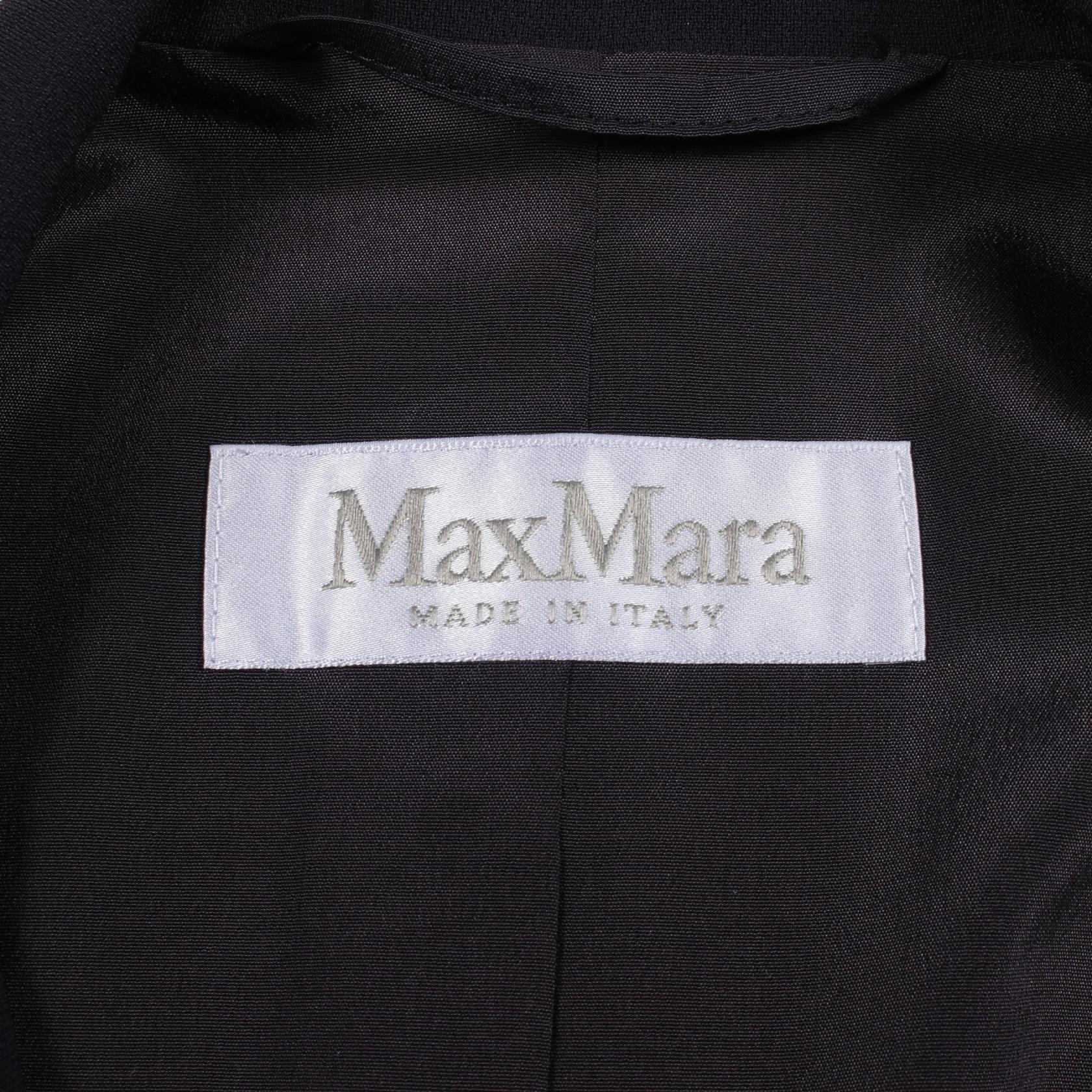 マックスマーラ トリアセテートポリエステルテーラードジャケット