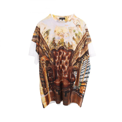 コムデギャルソンオムプリュス ポリエステル半袖Tシャツ