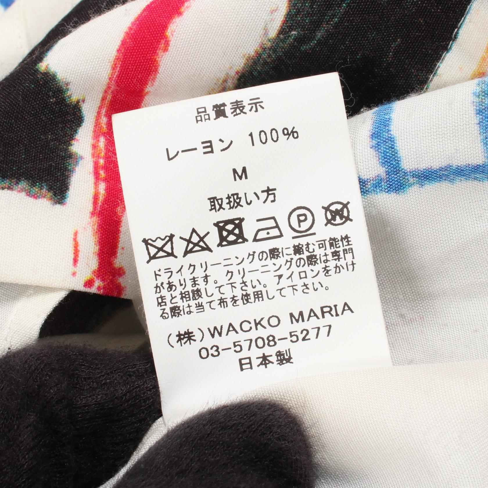 ワコマリア ジャン＝ミシェル・バスキア レーヨン半袖トップス
