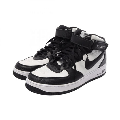ステューシー NIKE × STUSSY AIR FORCE 1 MID レザースニーカー