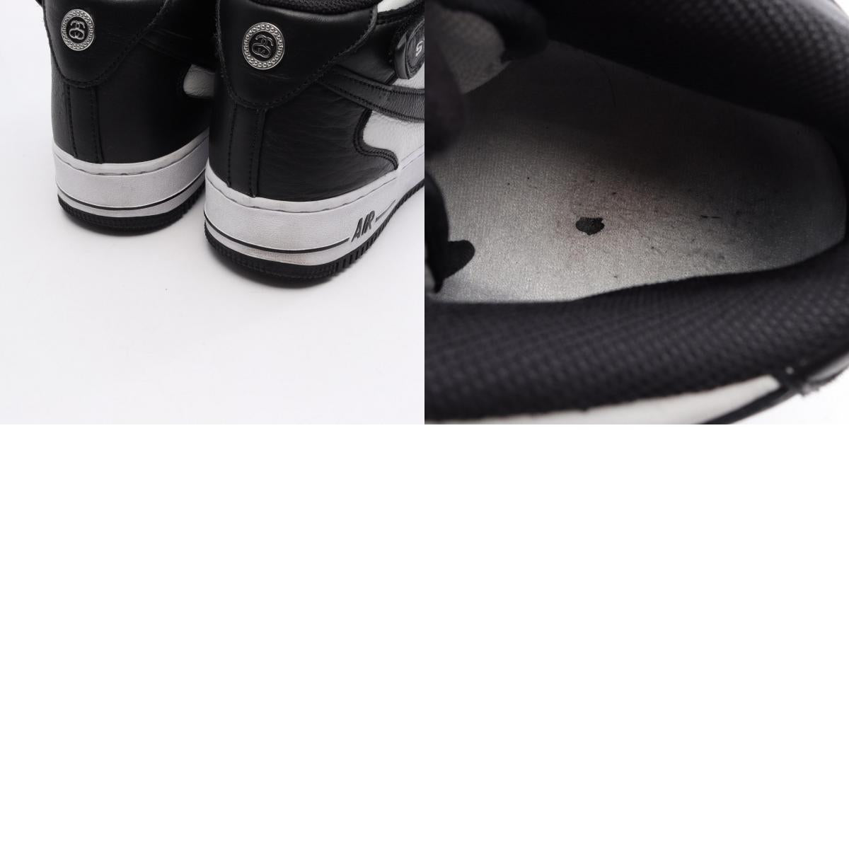 ステューシー NIKE × STUSSY AIR FORCE 1 MID レザースニーカー