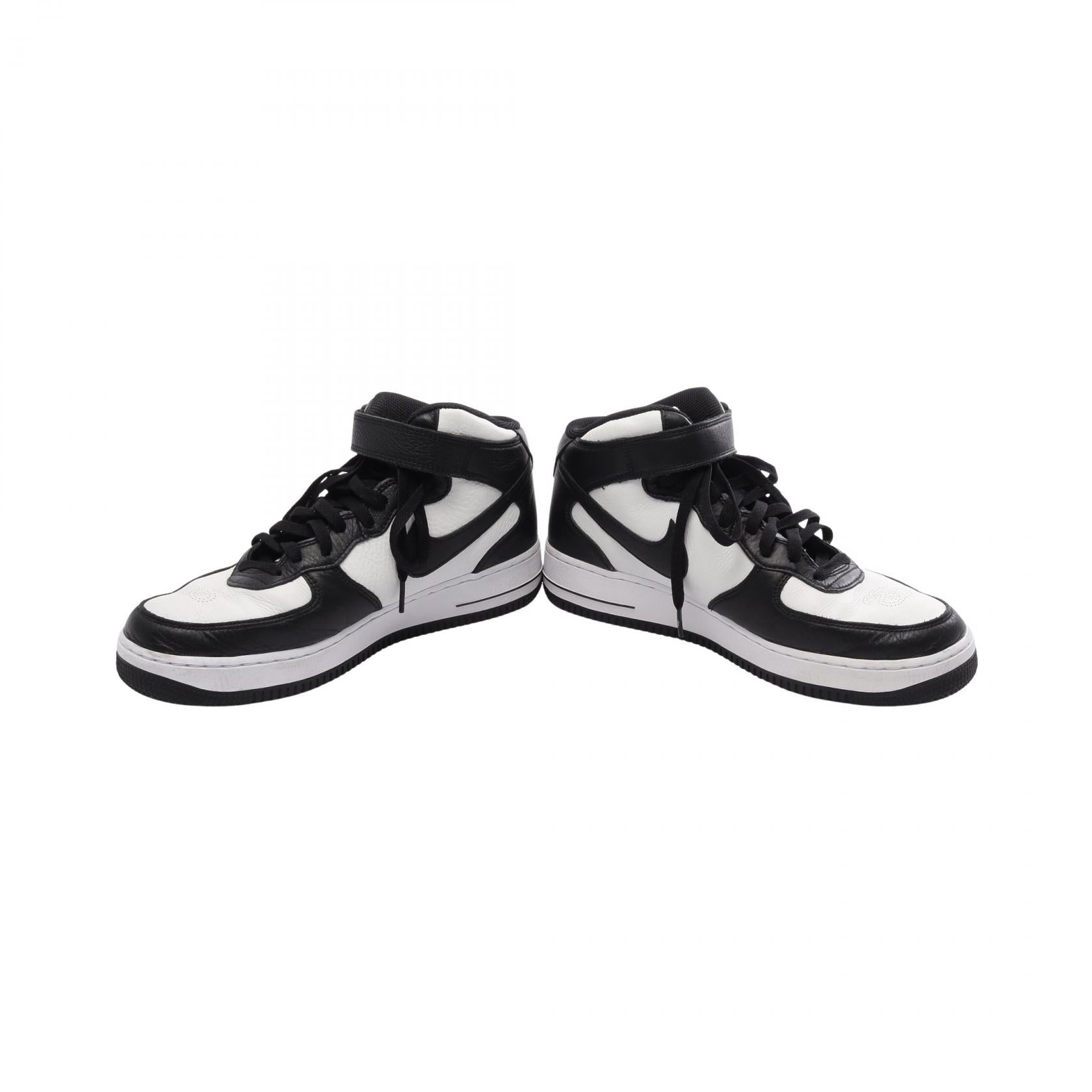 ステューシー NIKE × STUSSY AIR FORCE 1 MID レザースニーカー