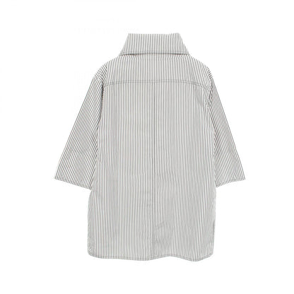 シャネル ストライプ コットンコート