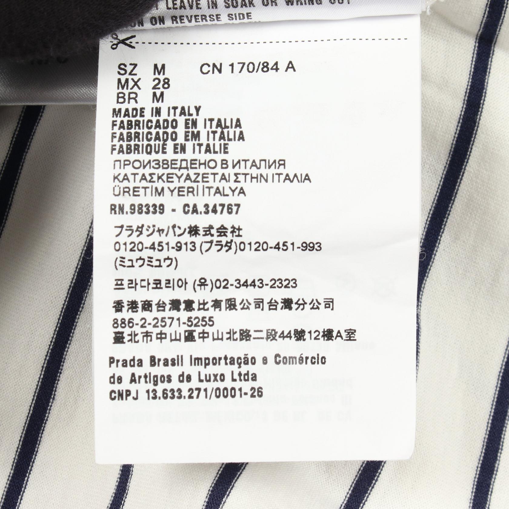 ミュウミュウ コットンクロップドTシャツ