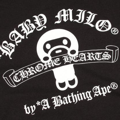 クロムハーツ × ア ベイシング エイプ BABY MILO コットン 半袖Tシャツ