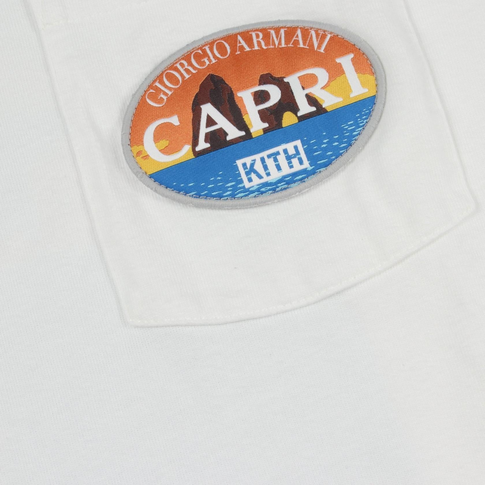 ジョルジオアルマーニ KITH CAPRI コットン 半袖Tシャツ