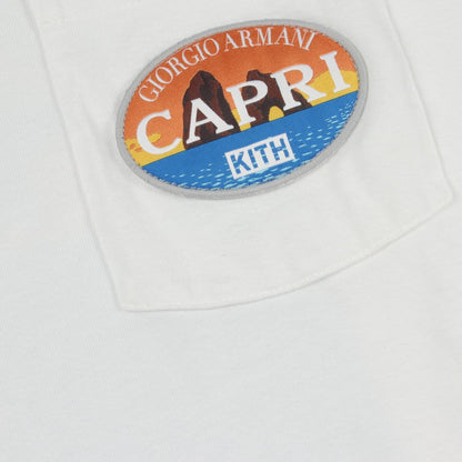 ジョルジオアルマーニ KITH CAPRI コットン 半袖Tシャツ