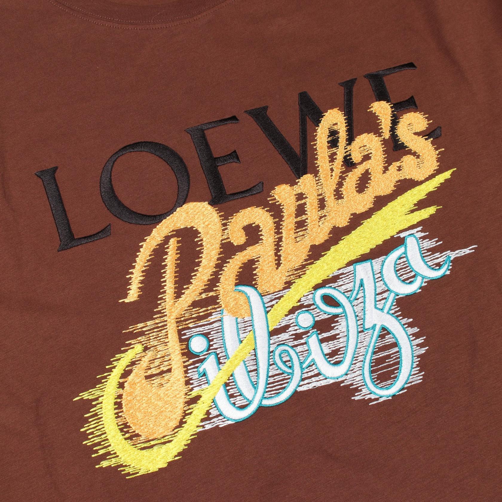 ロエベ パウラズイビザ コットン 半袖Tシャツ