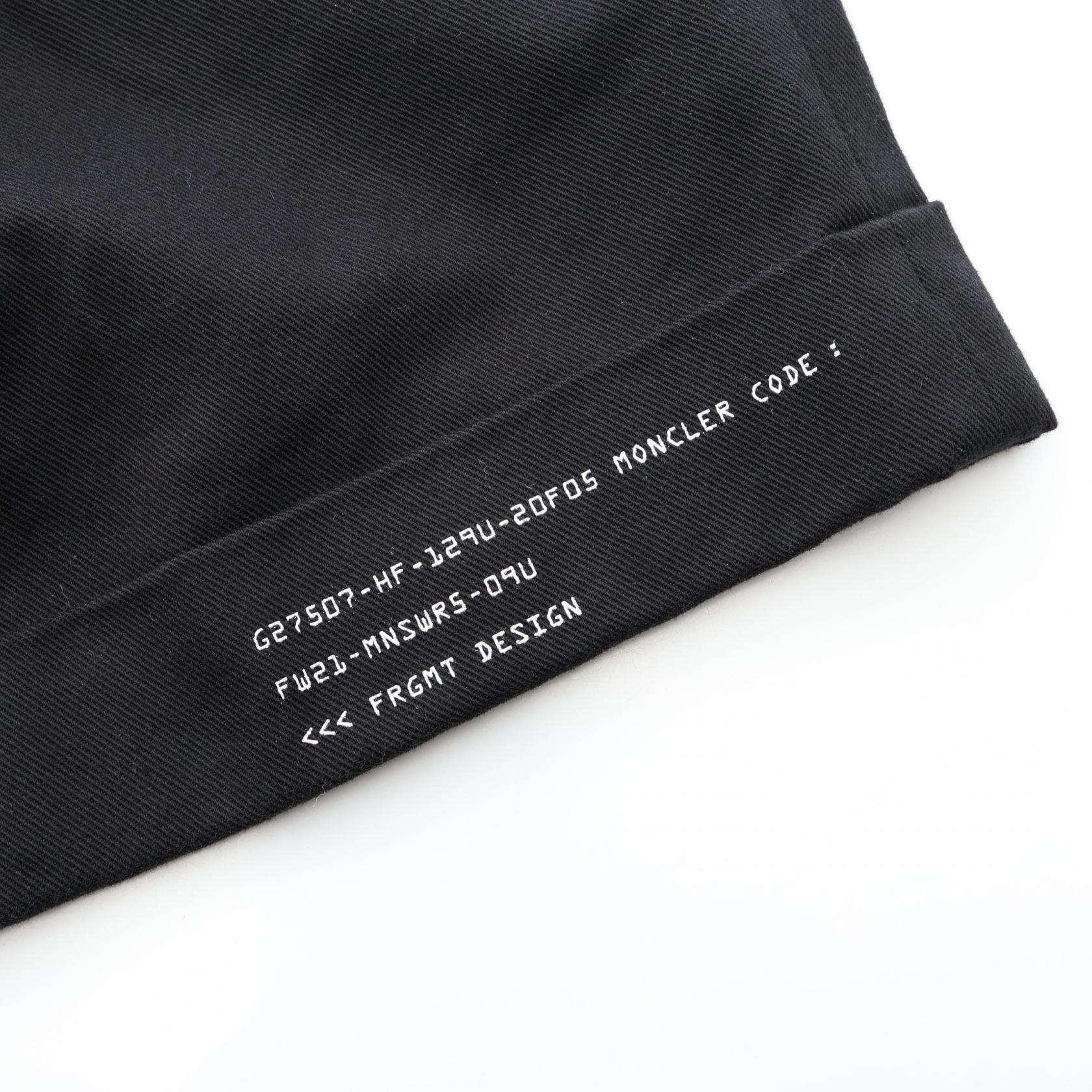 モンクレール GENIUS 7 FRAGMENT HIROSHI FUJIWARA コットンショートパンツ