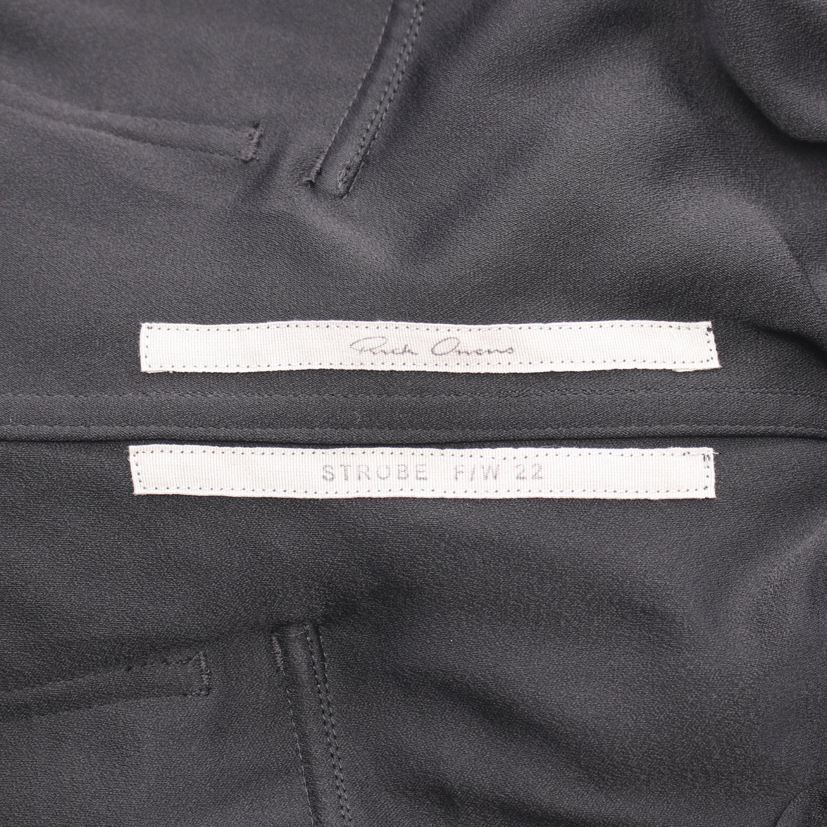 リックオウエンス GETH BELAS DRAWSTRING PANTS ビスコースパンツ