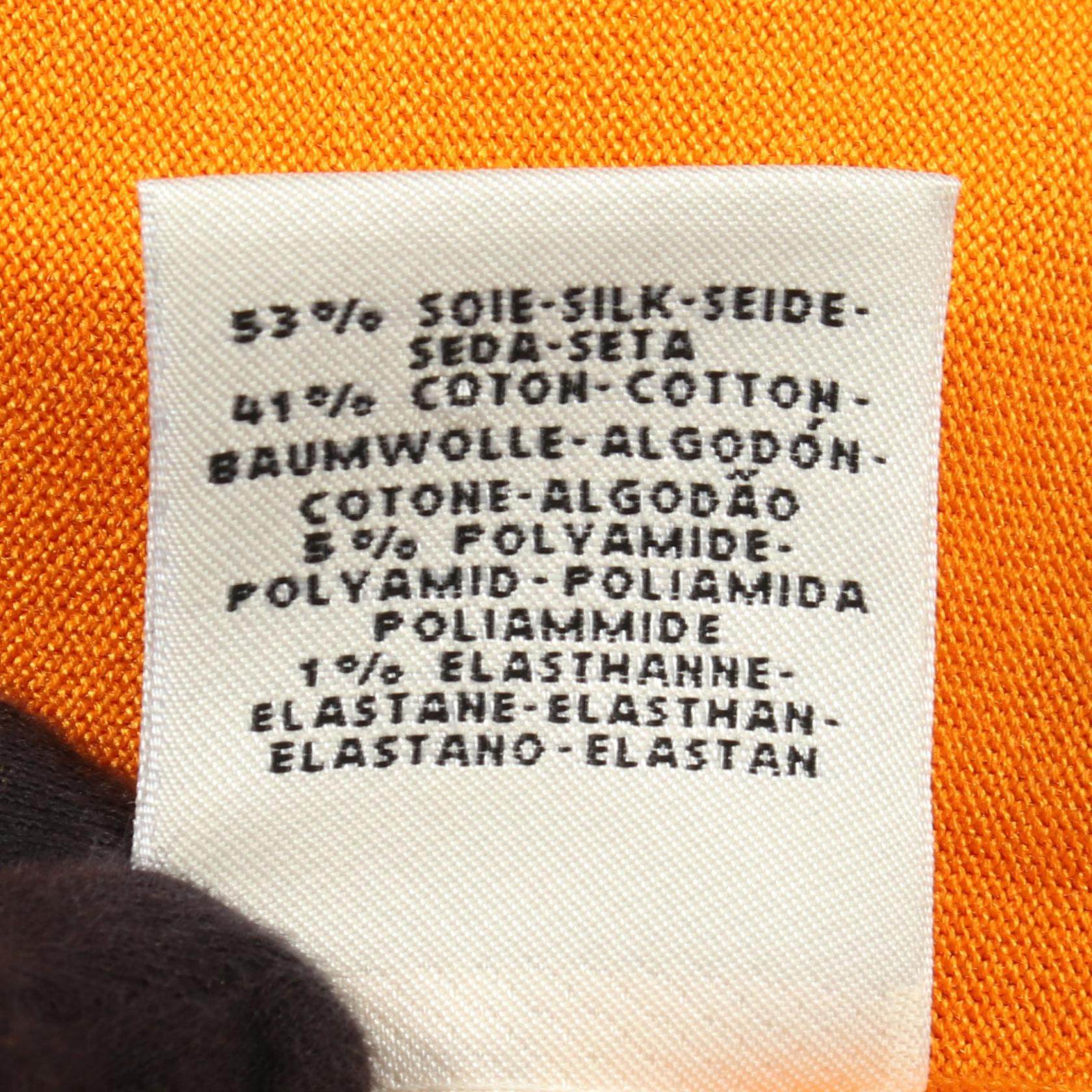 エルメス ツイルレーヌ L’INSTRUCTION DU ROY シルク コットン ワンピース