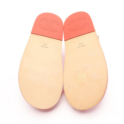 シャネル ココマーク レザーサンダル