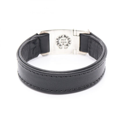 クロムハーツ HARNESS CLASP シルバー レザーブレスレット