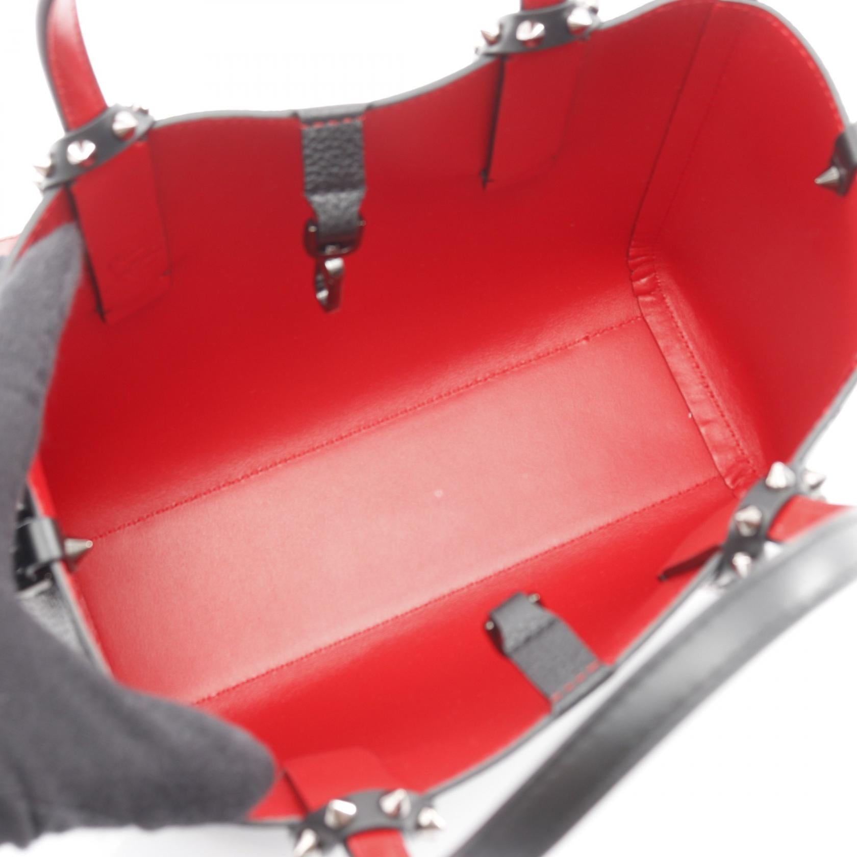 クリスチャンルブタン CABATA MINI レザーハンドバッグ