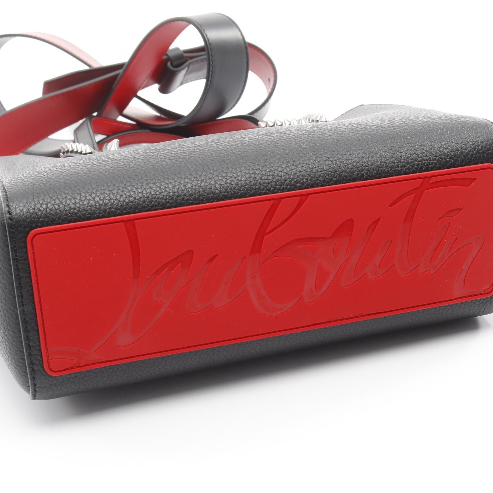 クリスチャンルブタン CABATA MINI レザーハンドバッグ