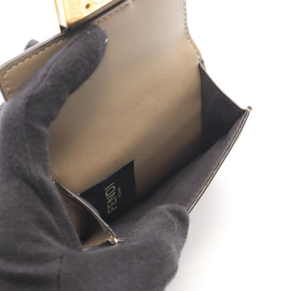 フェンディ バゲット レザー三つ折り財布