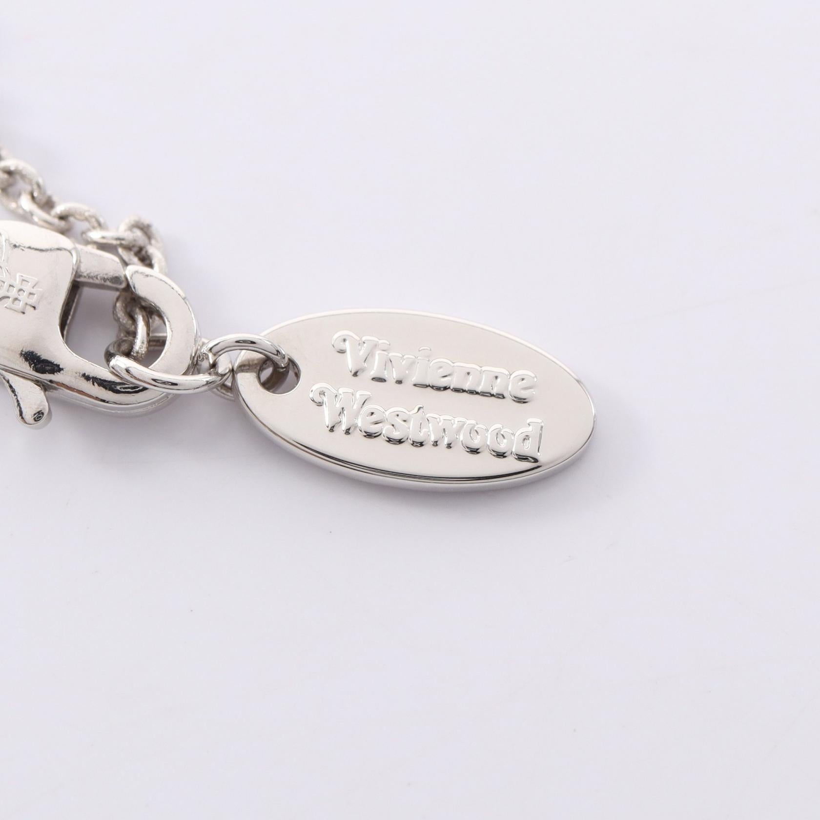 ヴィヴィアンウエストウッド CARMELA BAS RELIEF PENDANT ステンレススチール ネックレス