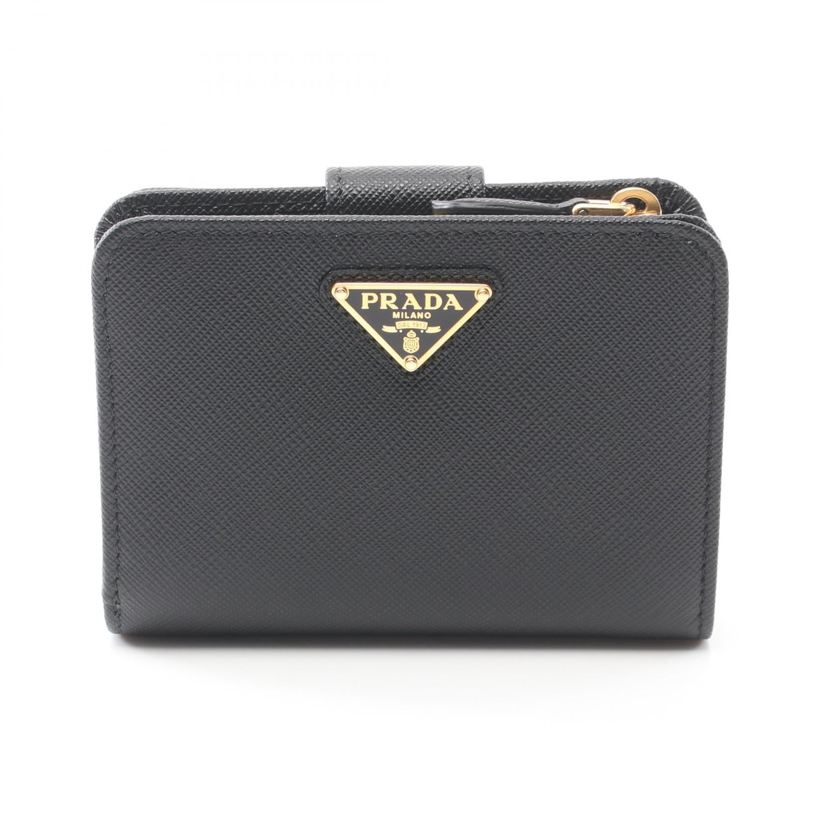 プラダ SAFFIANO TRIANG 二つ折り財布
