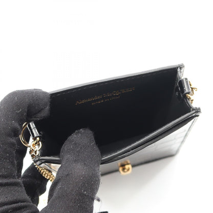 アレキサンダーマックイーン スカル レザーショルダーバッグ