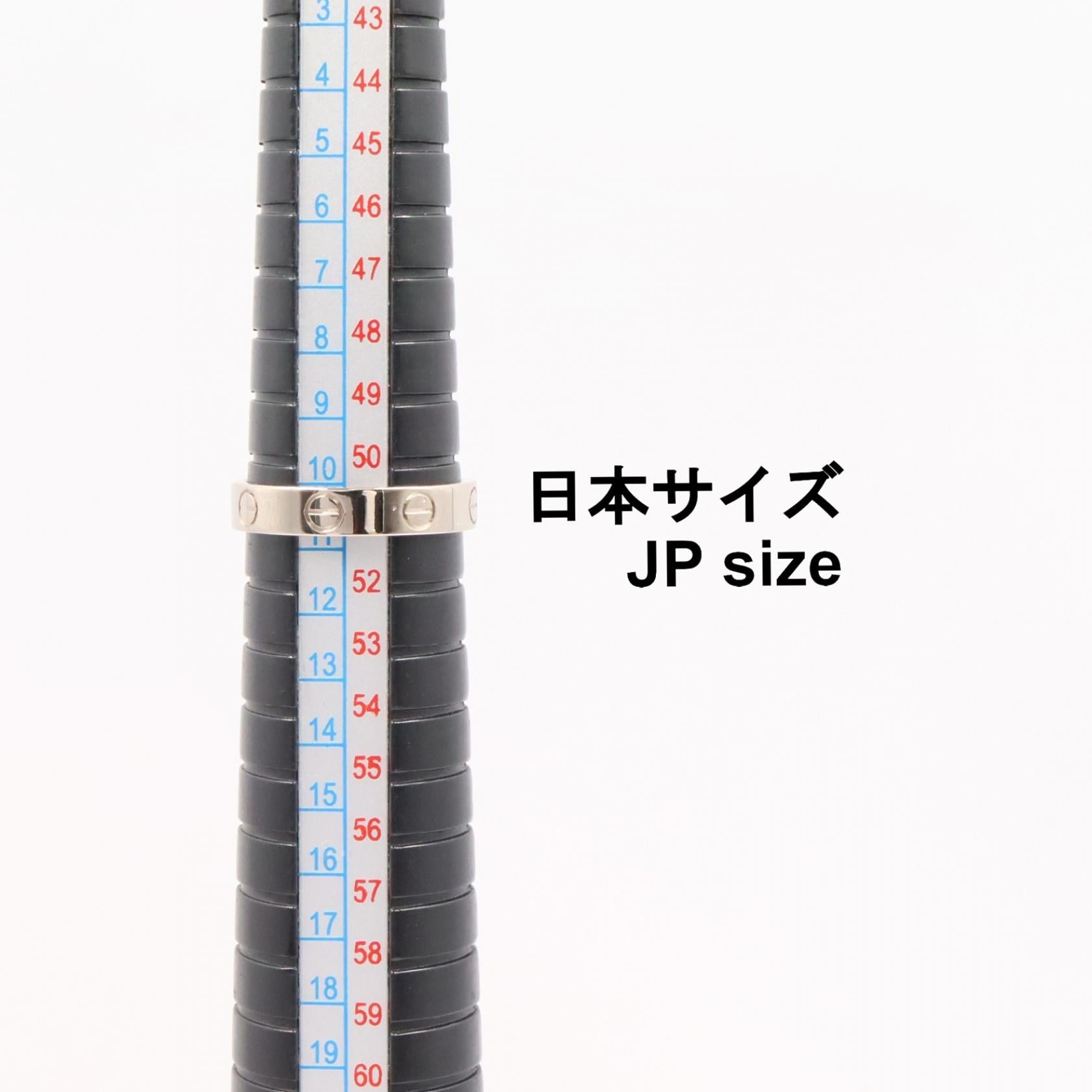 カルティエ ミニラブ Au750ホワイトゴールド リング 51号