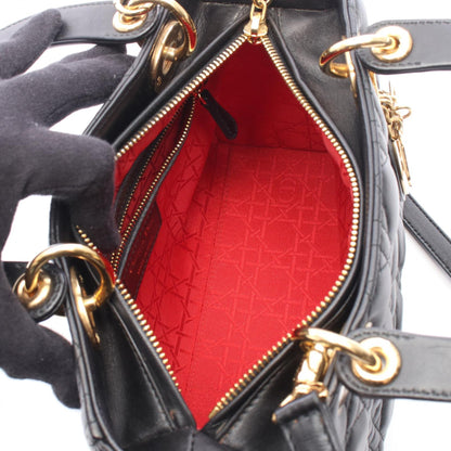 ディオール LADY DIOR ラムスキン 2wayバッグ