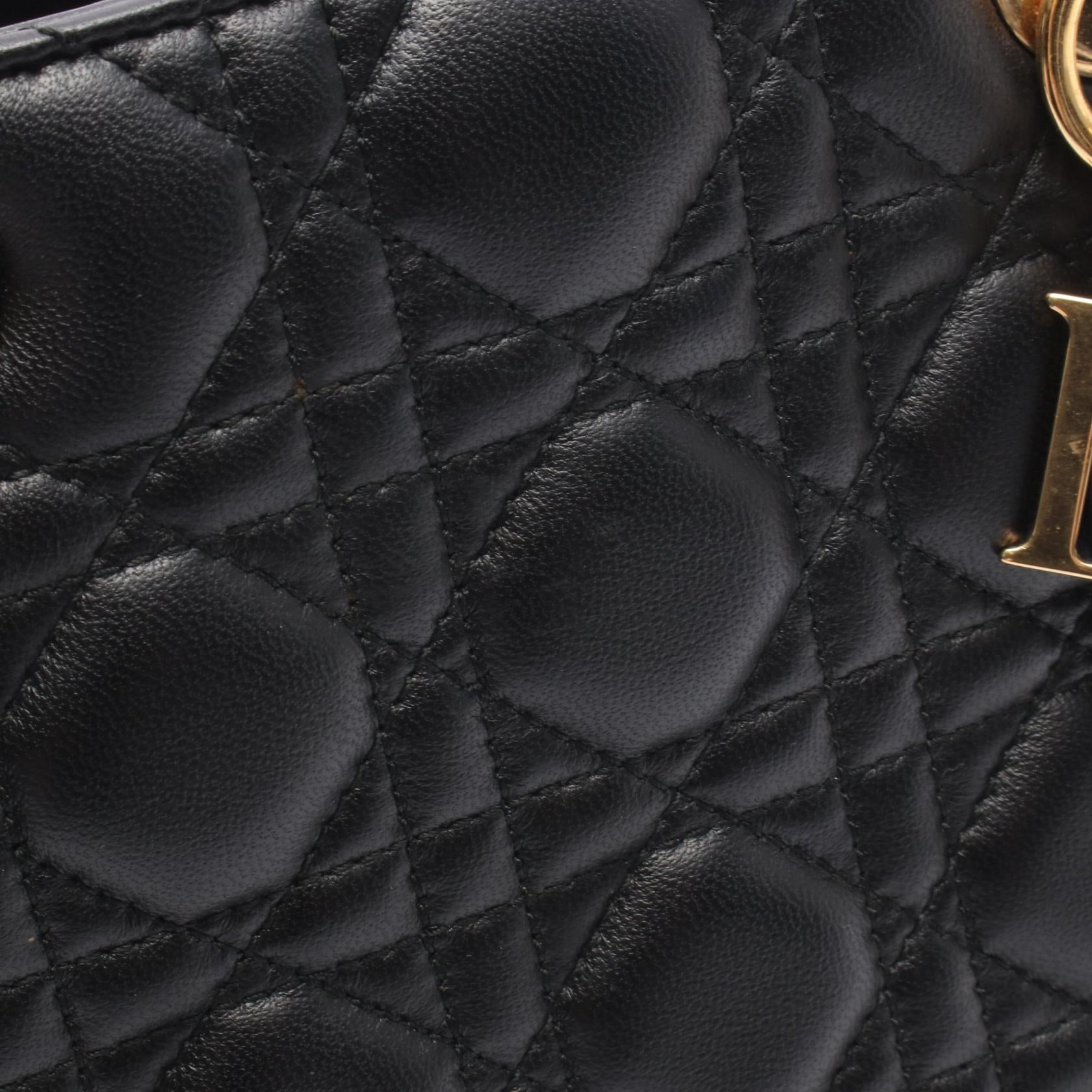 ディオール LADY DIOR ラムスキン 2wayバッグ