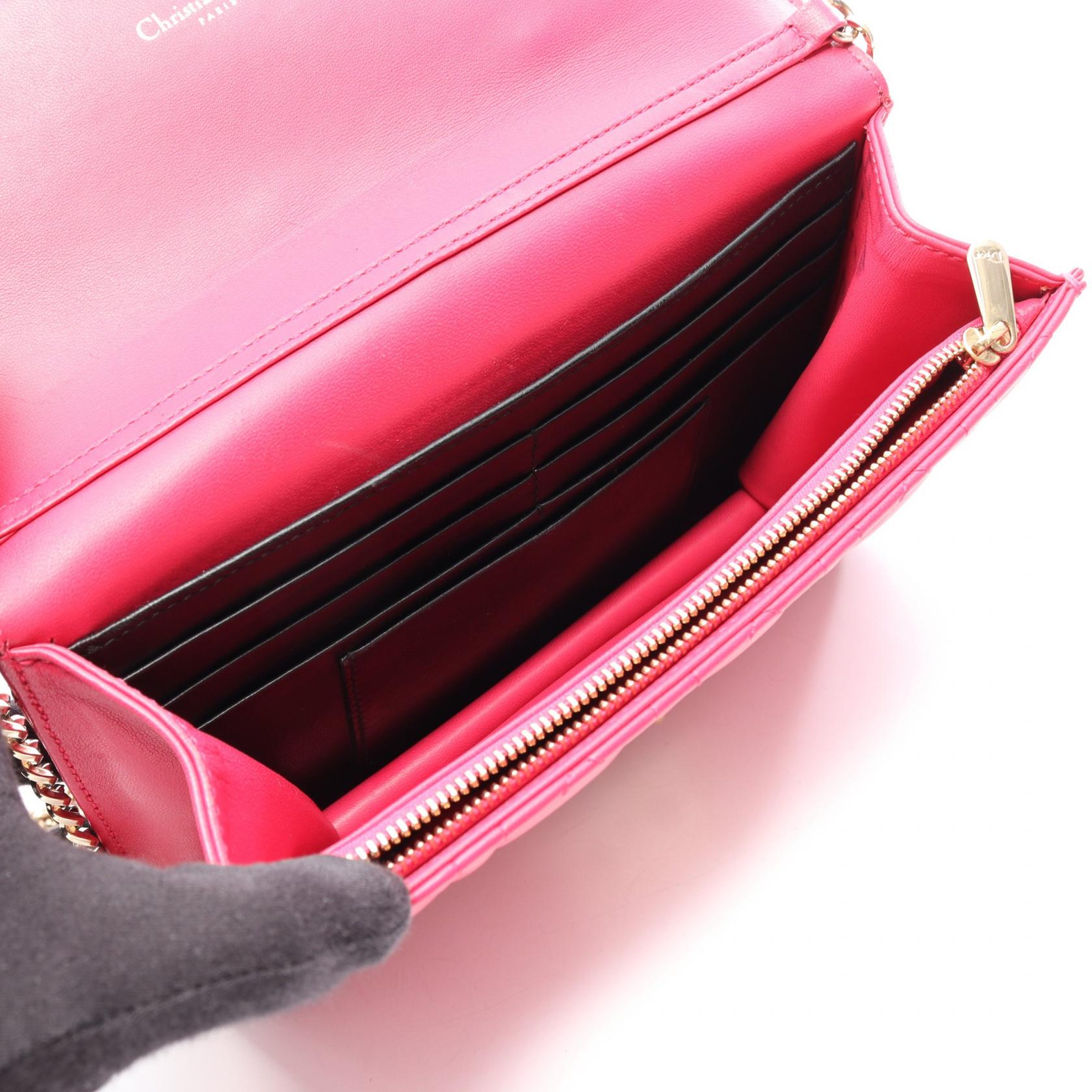ディオール MISS DIOR レザー ショルダーバッグ