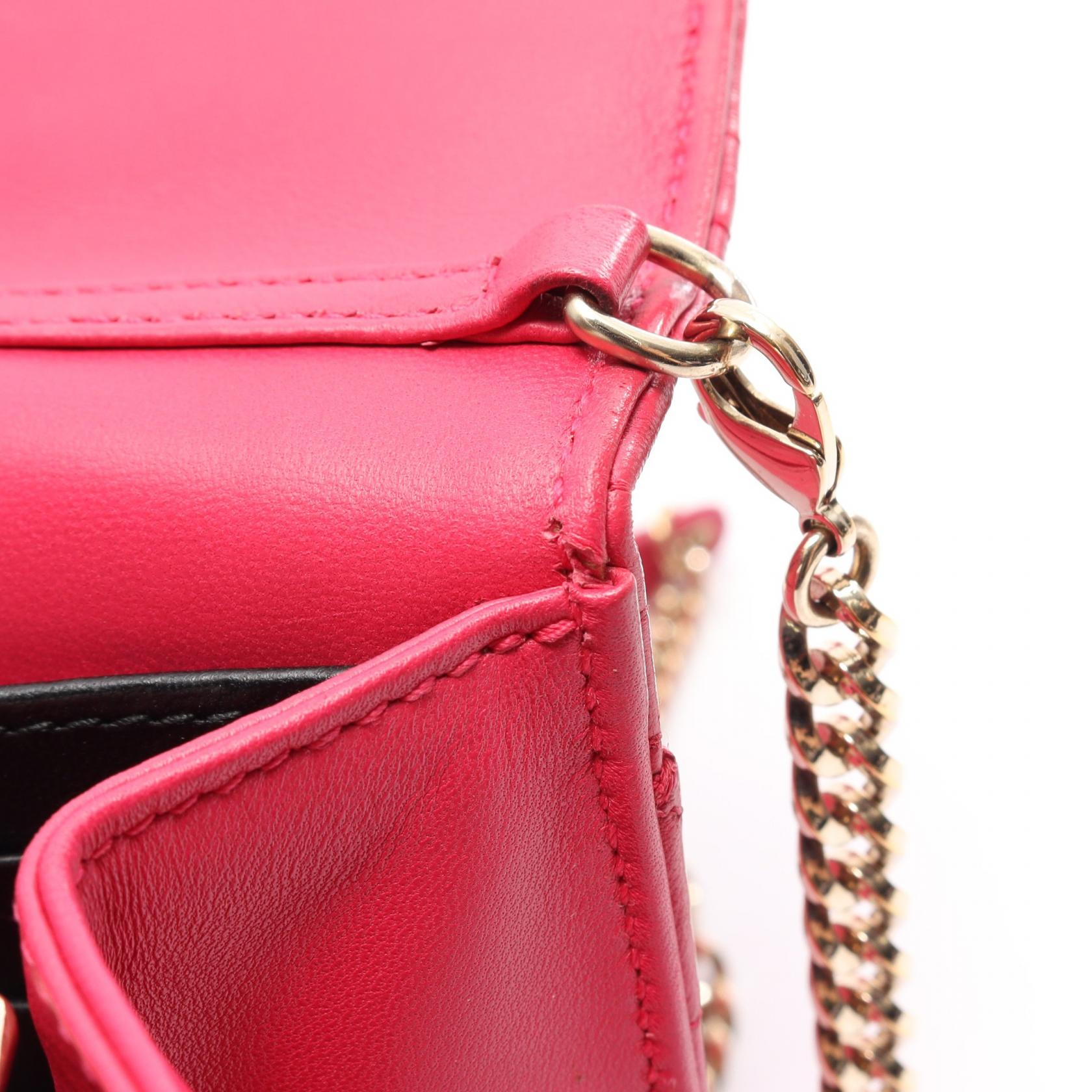 ディオール MISS DIOR レザー ショルダーバッグ