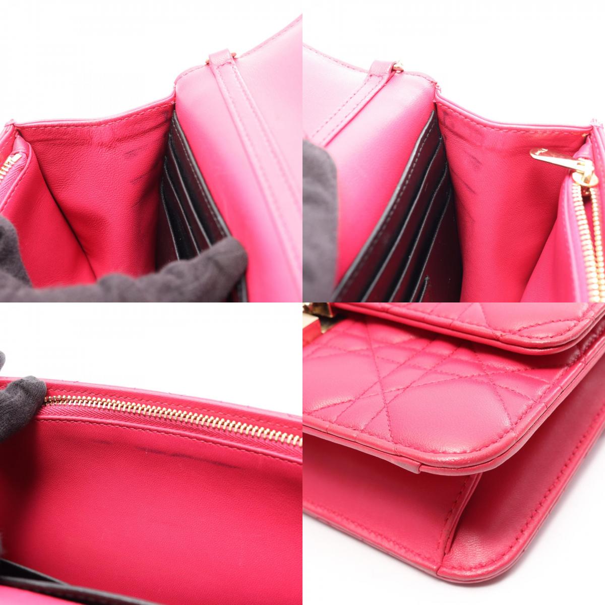 ディオール MISS DIOR レザー ショルダーバッグ