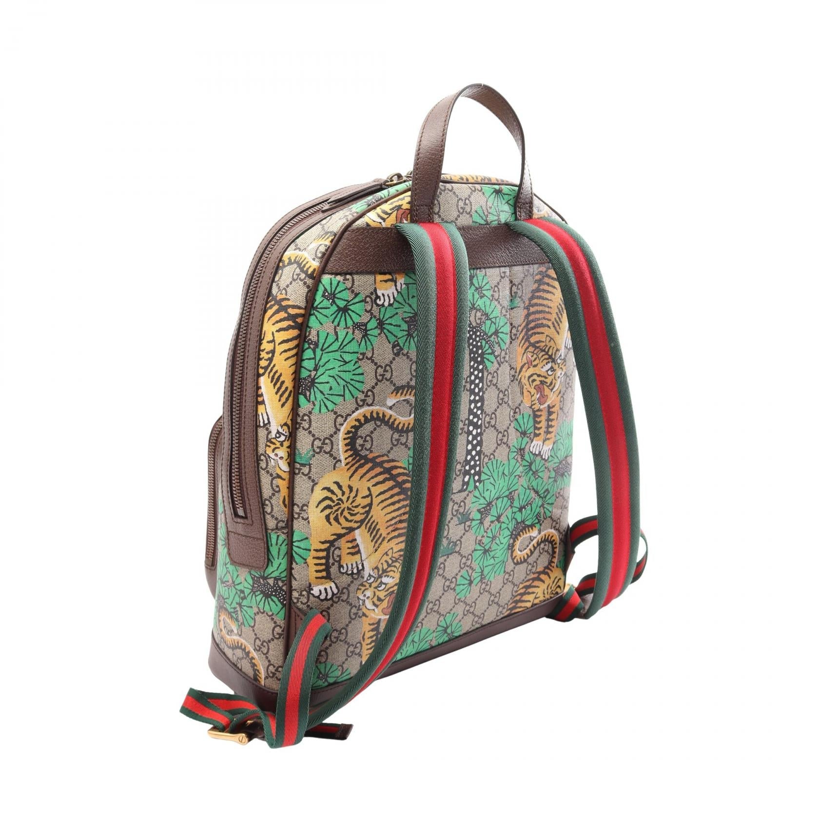 グッチ GGスプリーム ベンガル コーティングキャンバス バックパック