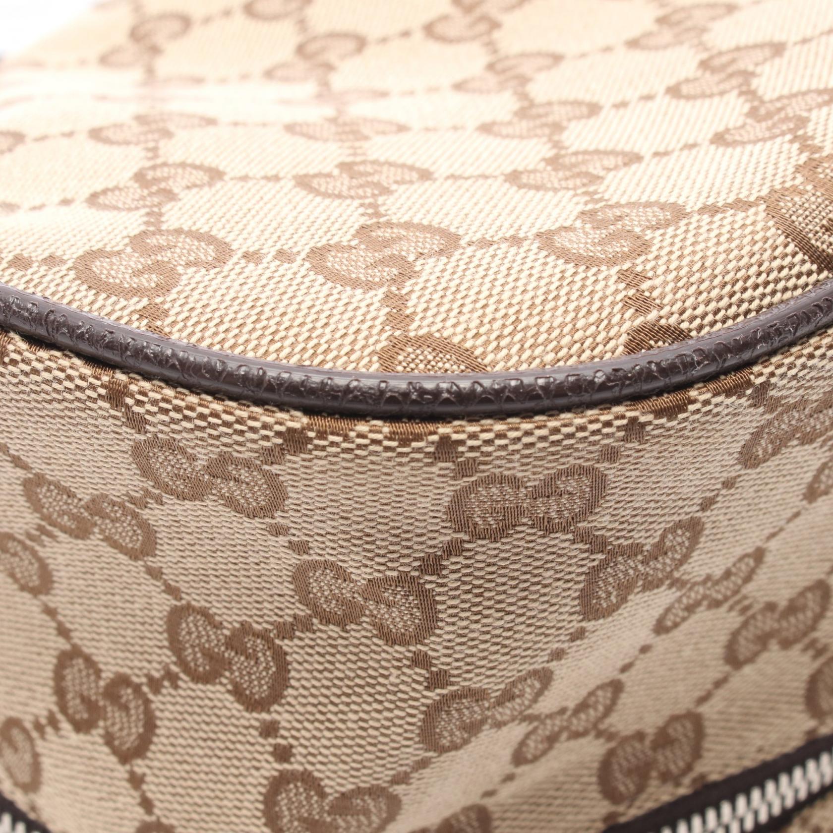 グッチ GGキャンバス レザー ウエストバッグ