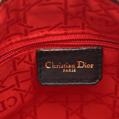 ディオール LADY DIOR レザー2wayハンドバッグ