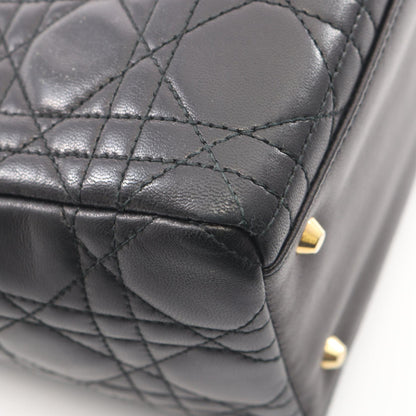 ディオール LADY DIOR レザー2wayハンドバッグ