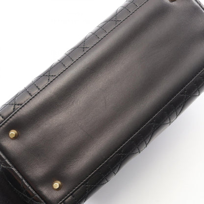 ディオール LADY DIOR レザー2wayハンドバッグ