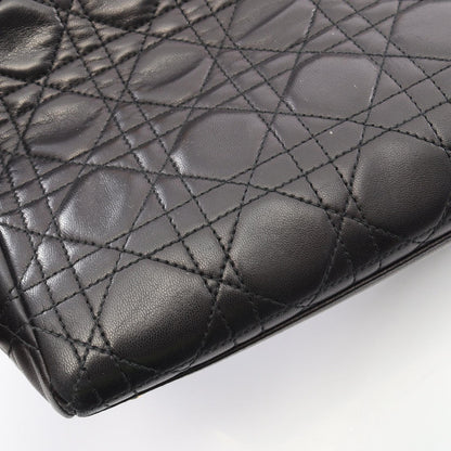 ディオール LADY DIOR レザー2wayハンドバッグ