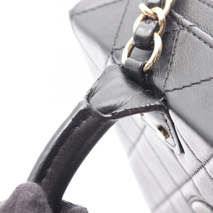 シャネル バニティケース マトラッセ 2way レザーショルダーバッグ