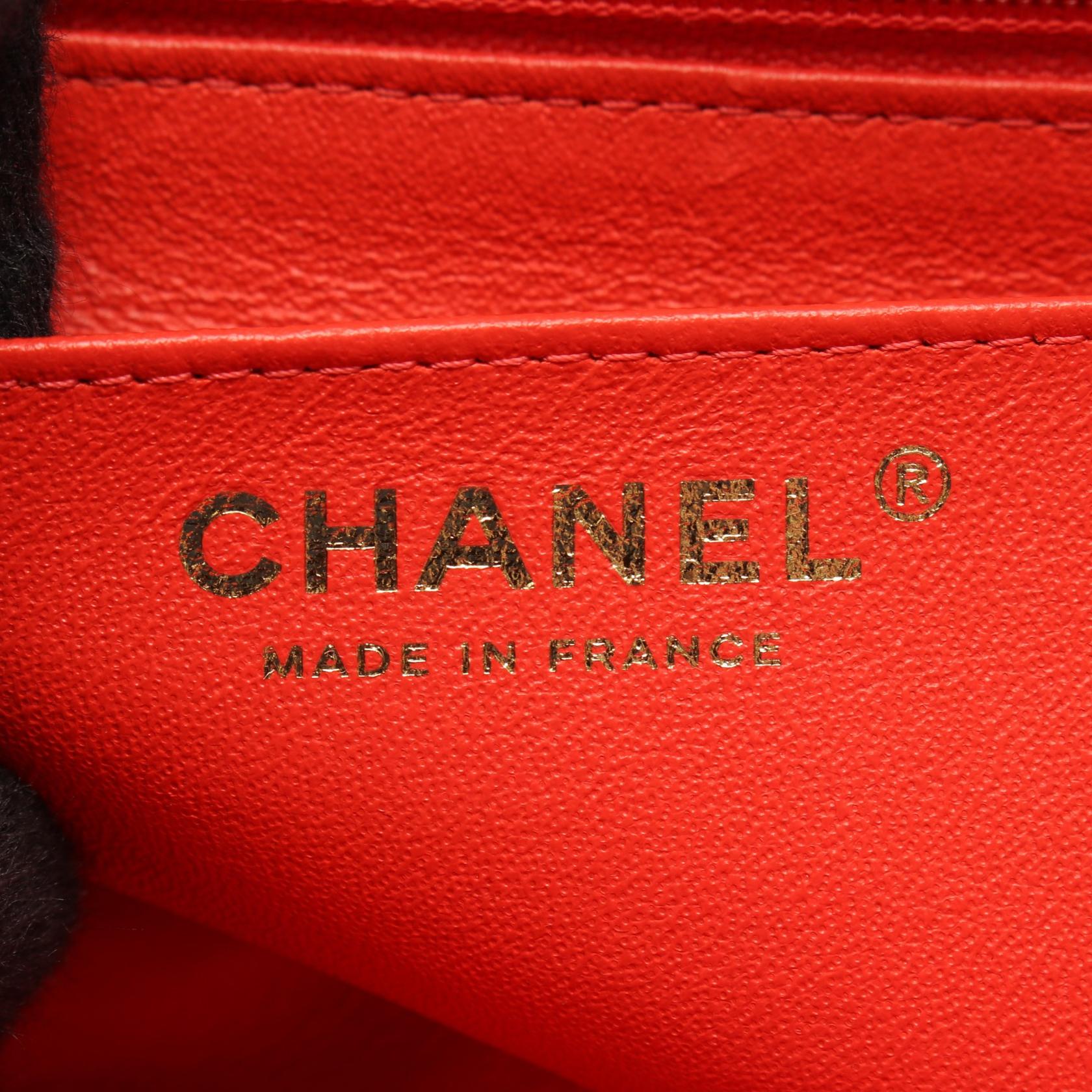 シャネル ミニマトラッセ20 ラムスキン ショルダーバッグ