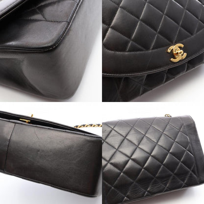 シャネル マトラッセ ダイアナフラップ ラムスキン ショルダーバッグ